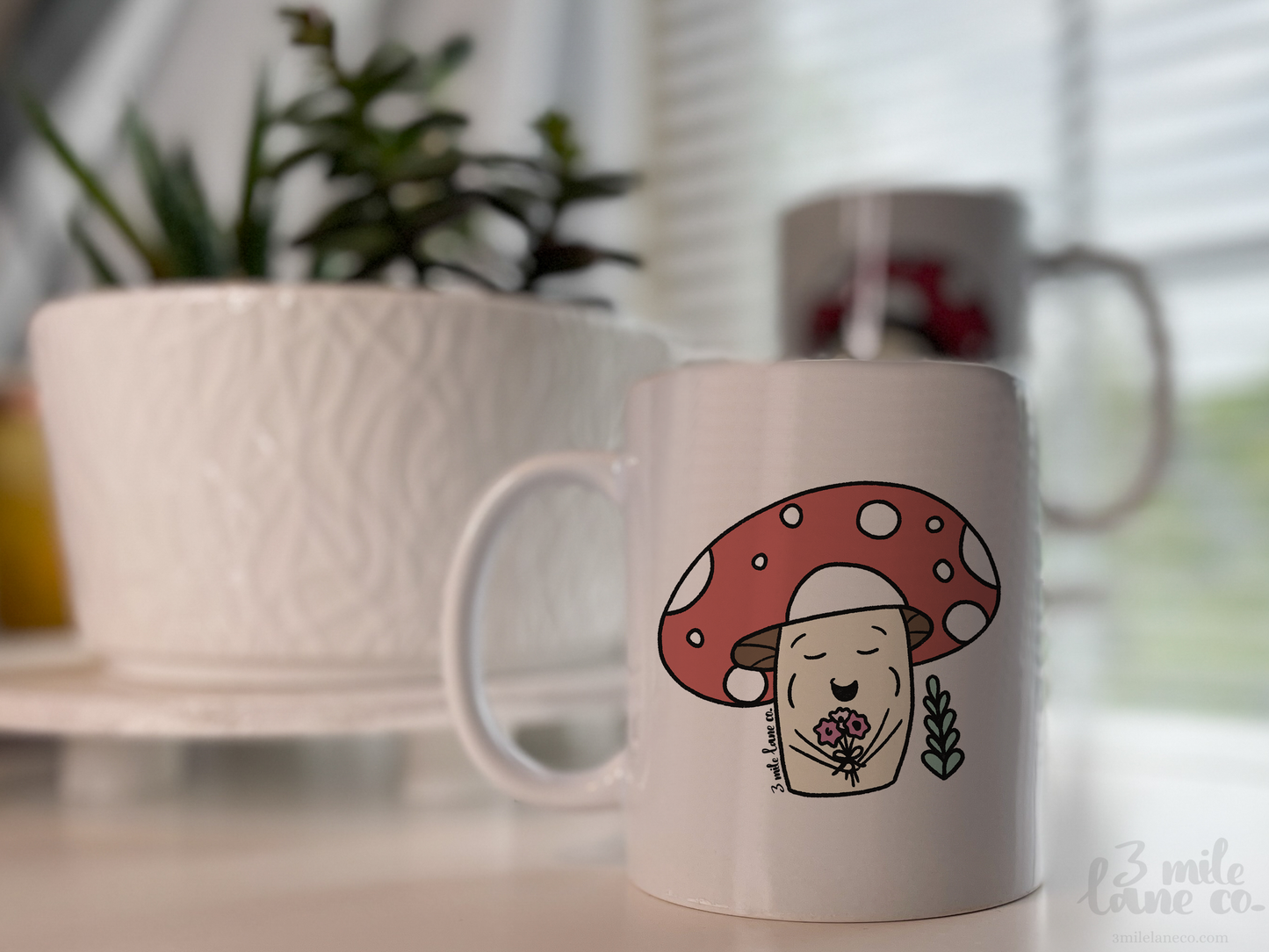 Mooshi Flowers Ceramic Mug