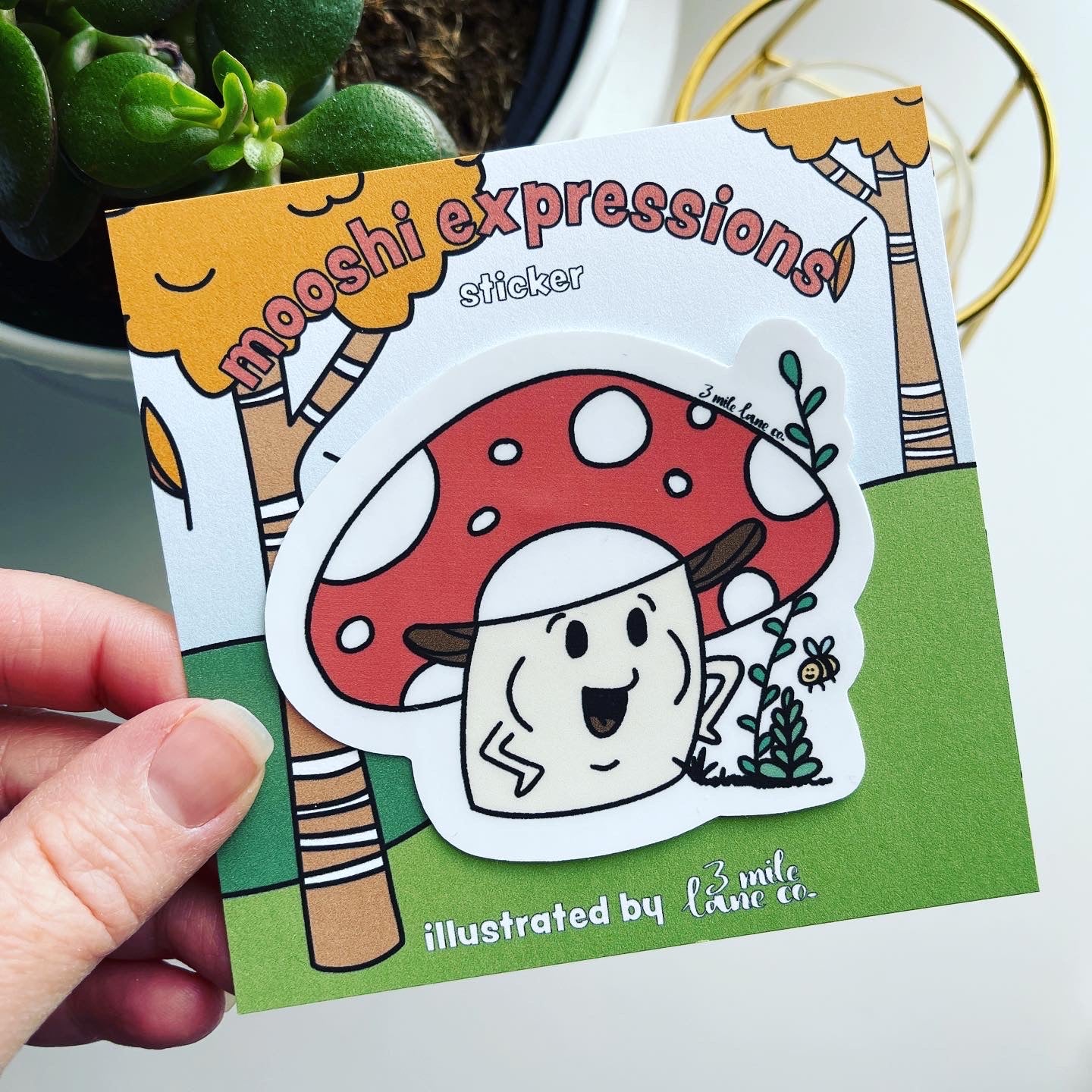Mooshi Talking Handmade Sticker