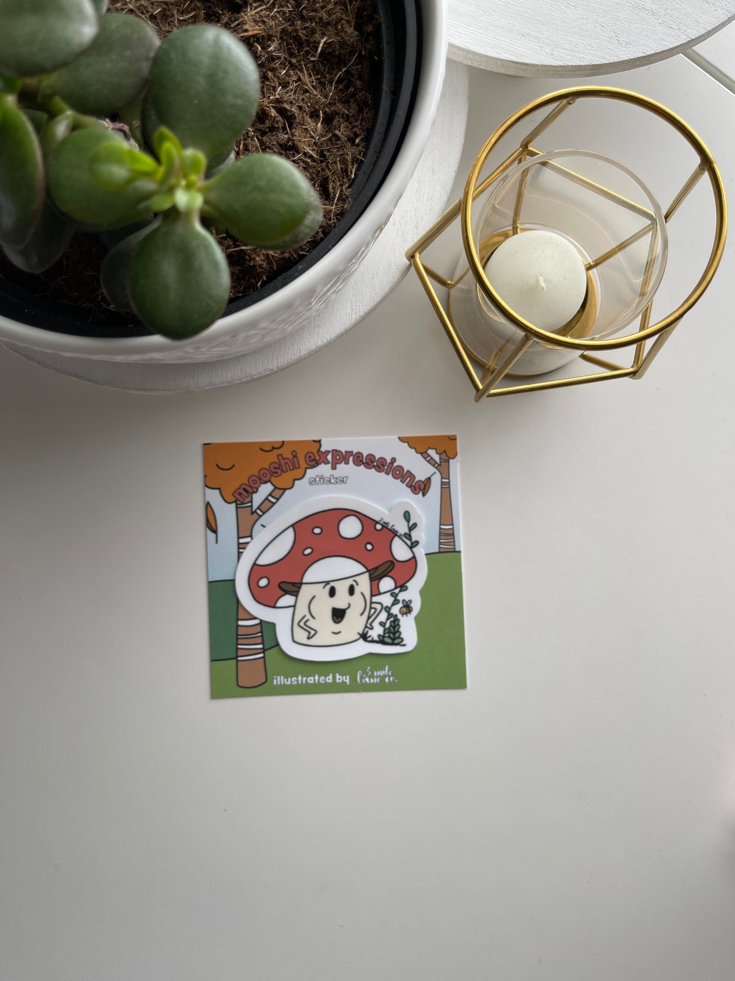 Mooshi Talking Handmade Sticker