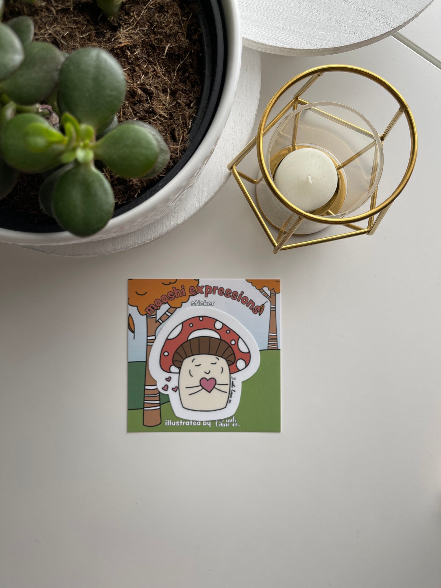 Mooshi Love Handmade Sticker