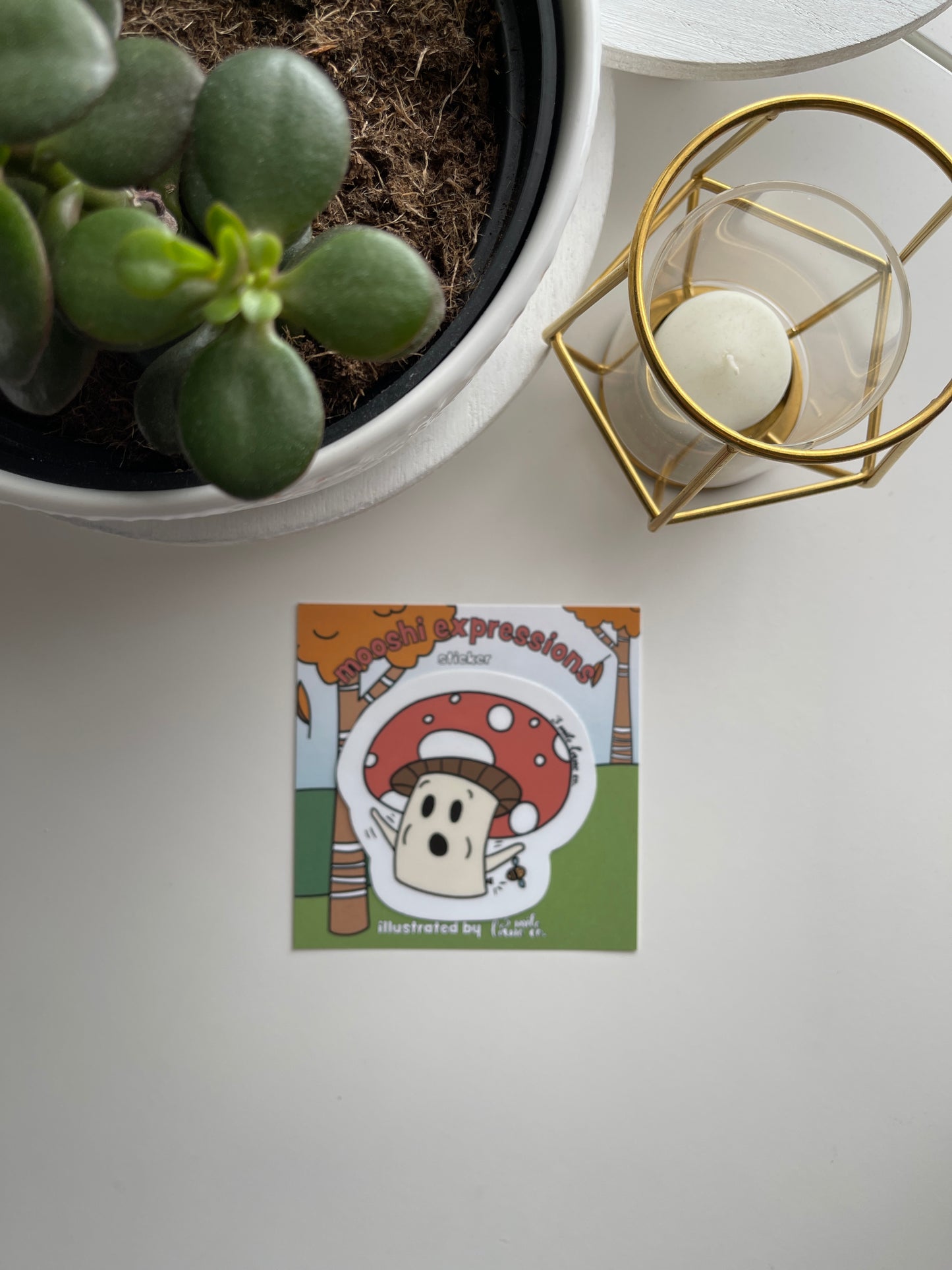 Mooshi Stung Handmade Sticker