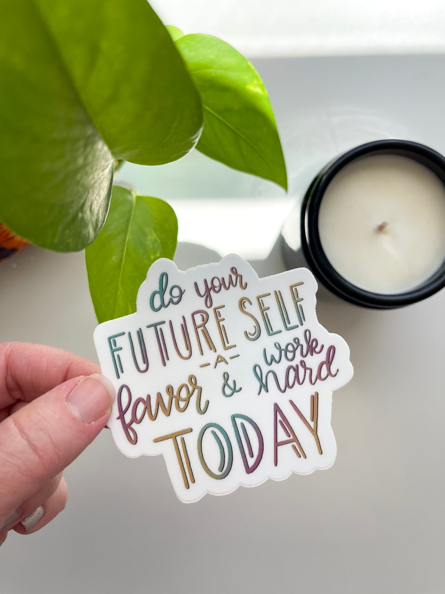 Future Self Waterproof Sticker