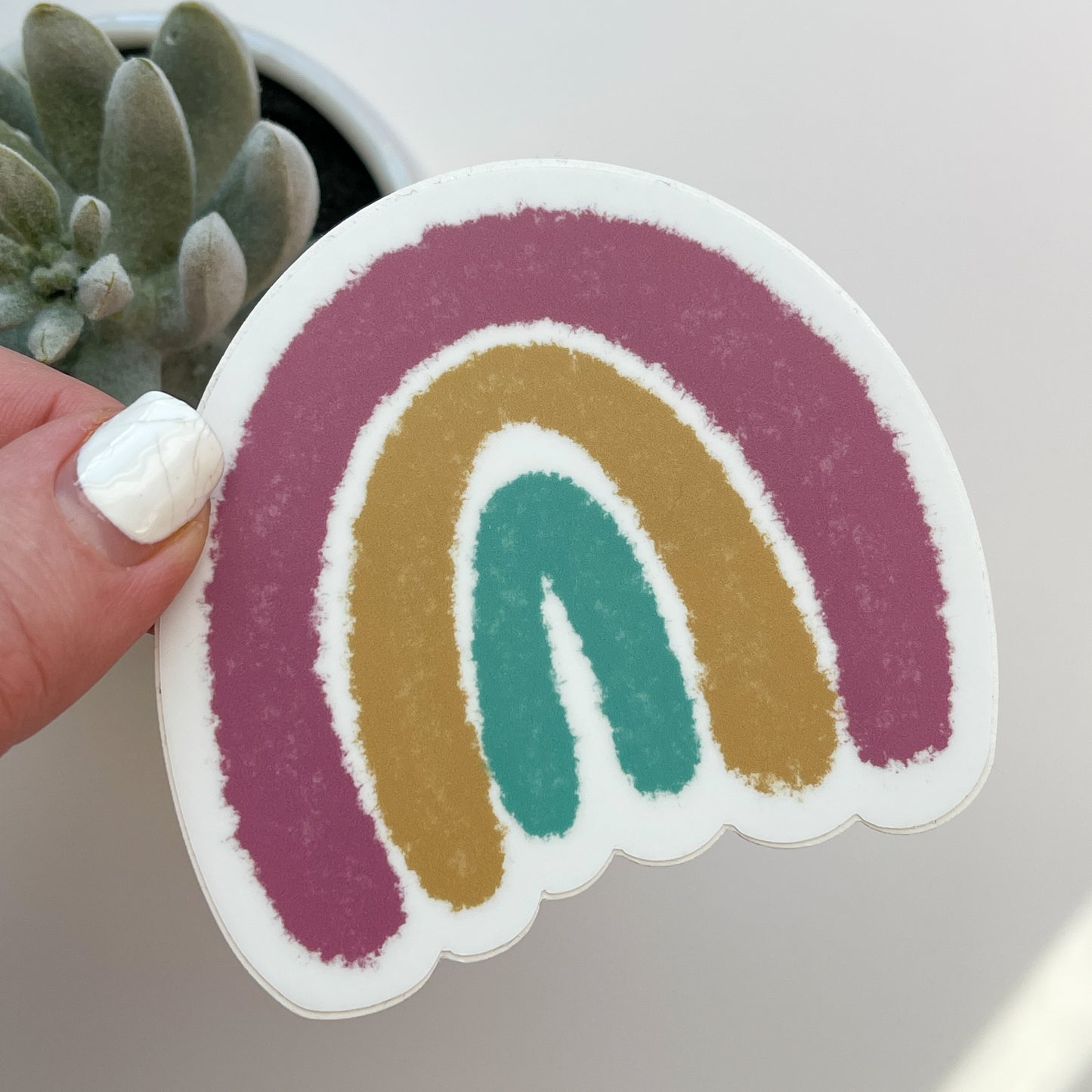 Signature Colors Rainbow Waterproof Sticker