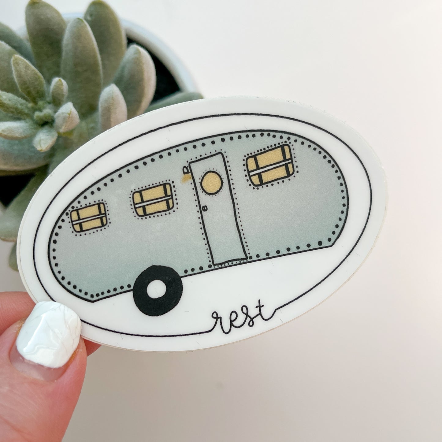 Rest Trailer Waterproof Sticker