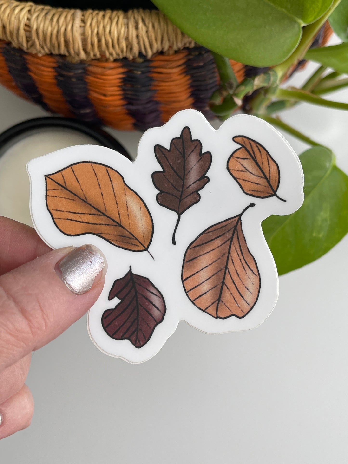 Dancing Leaves Waterproof Sticker