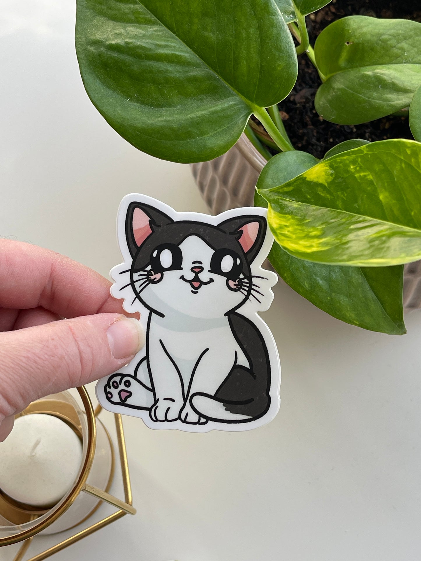 Kawaii Kitten Waterproof Sticker