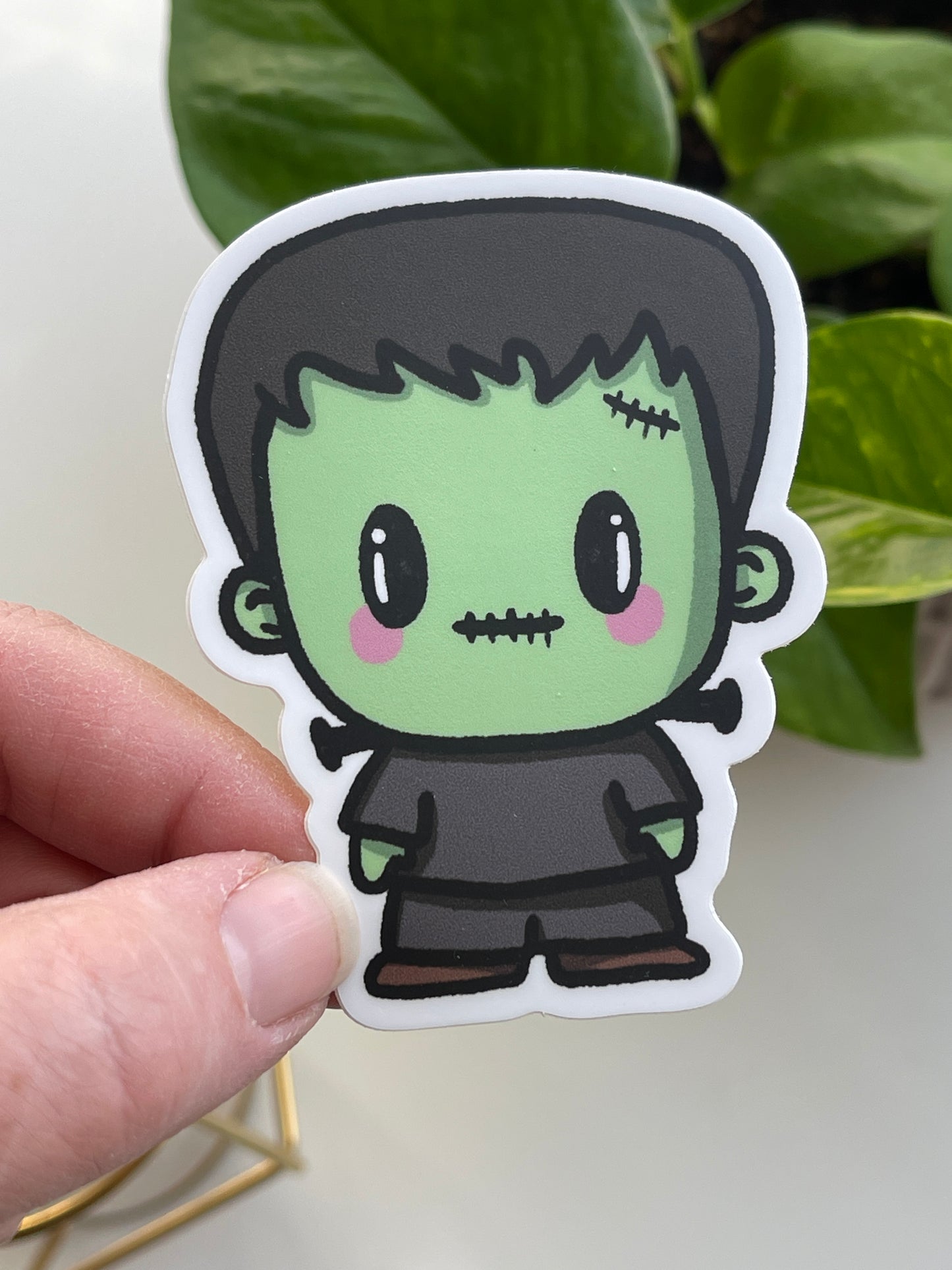 Monty the Monster Spooky Pals Waterproof Sticker