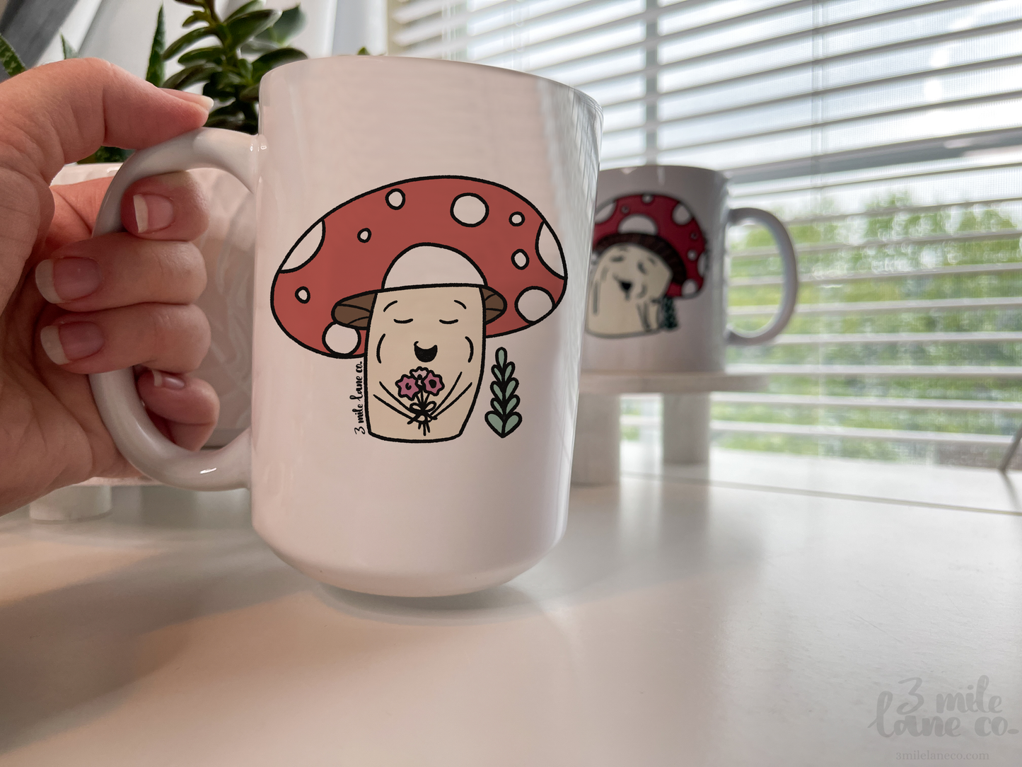 Mooshi Flowers Ceramic Mug