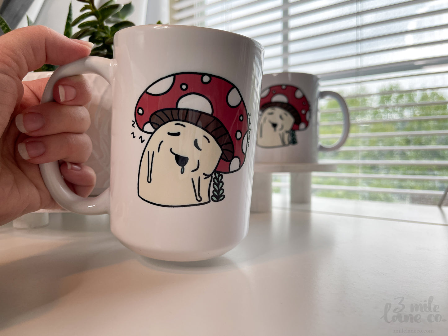Mooshi Sleeps Ceramic Mug