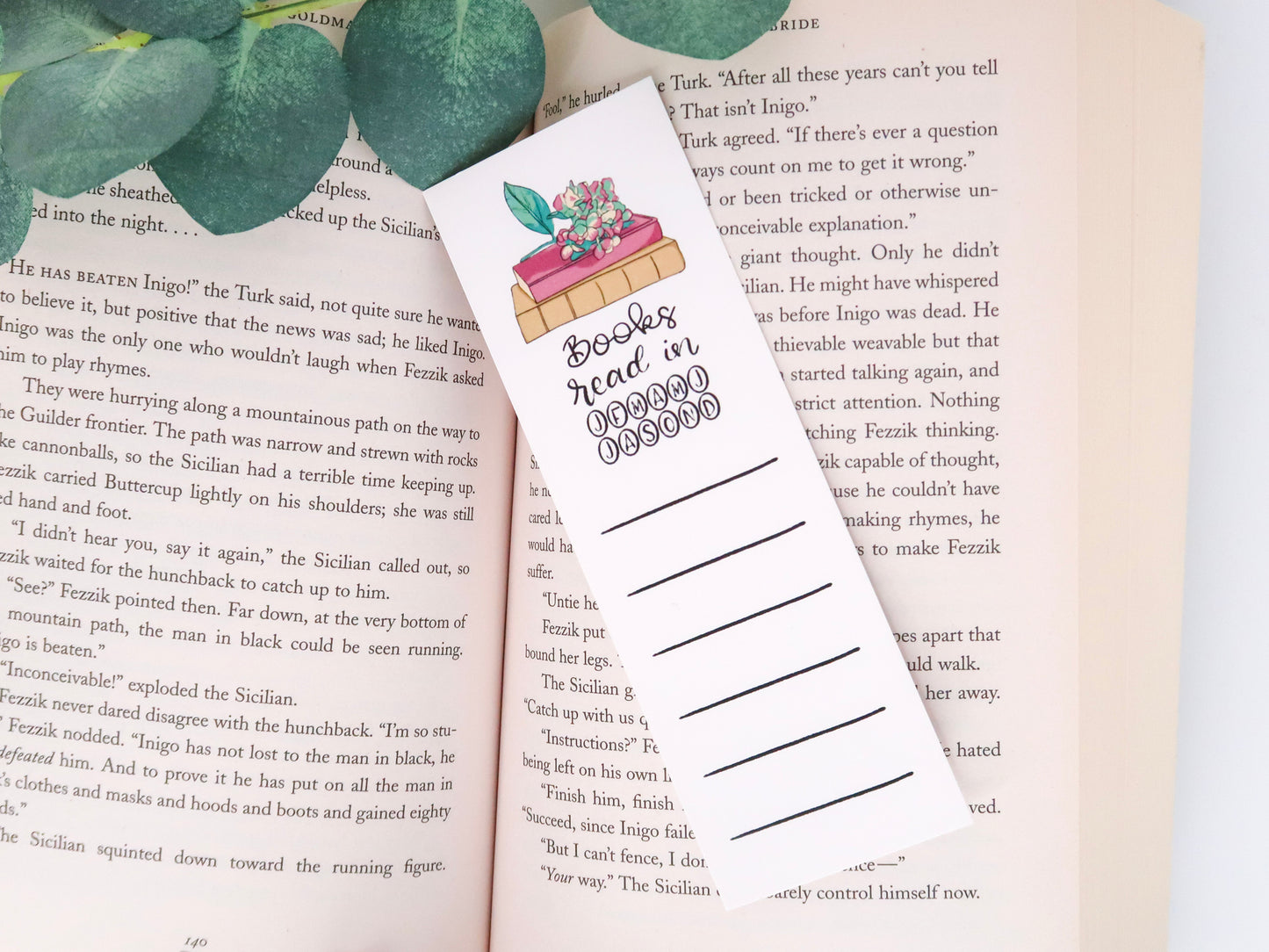 Books Read Bookmark
