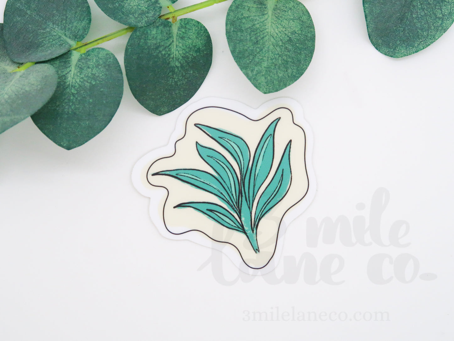 Plantastic Leaves Waterproof Sticker
