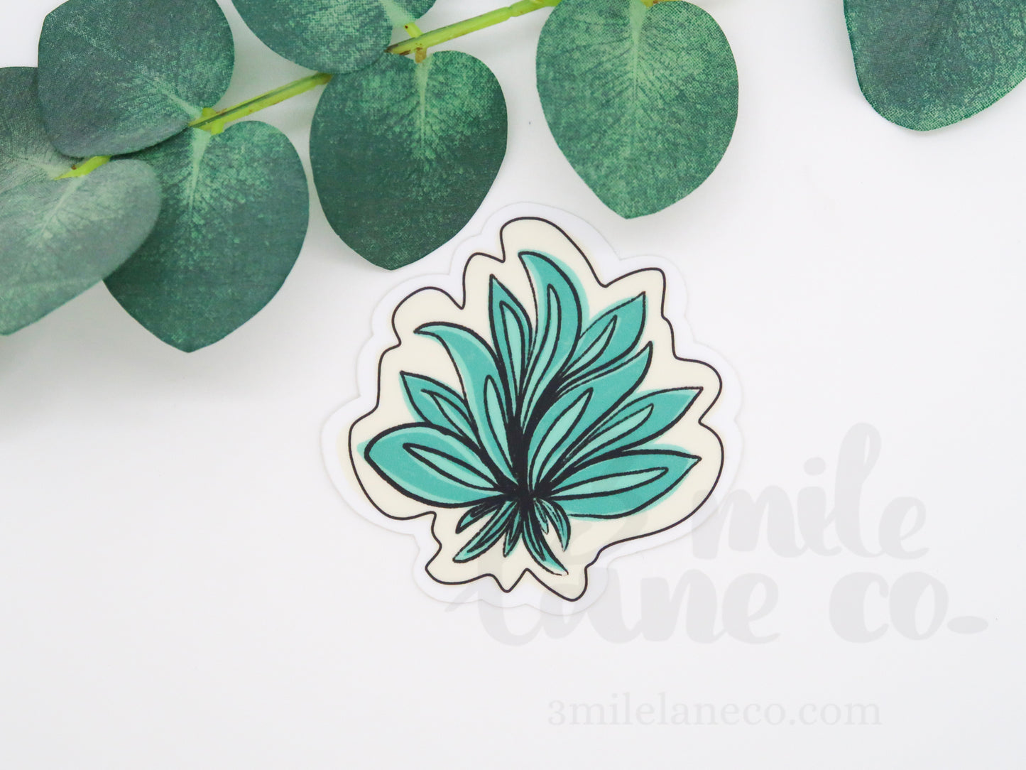 Plantastic Grass Waterproof Sticker