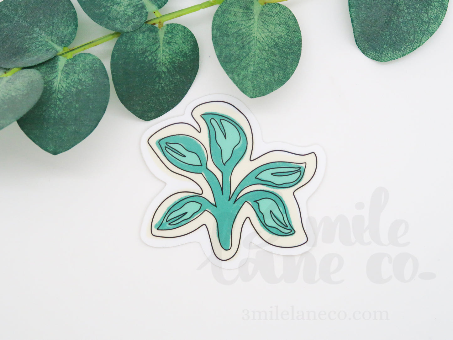 Plantastic Leaves 2 Waterproof Sticker
