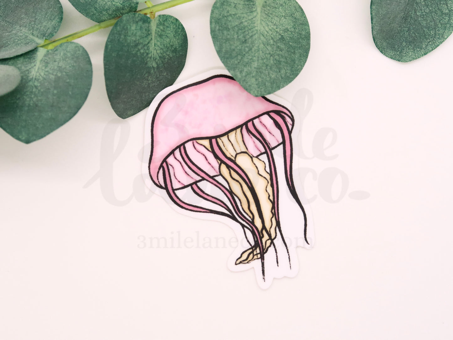 Jelly Fish Waterproof Sticker