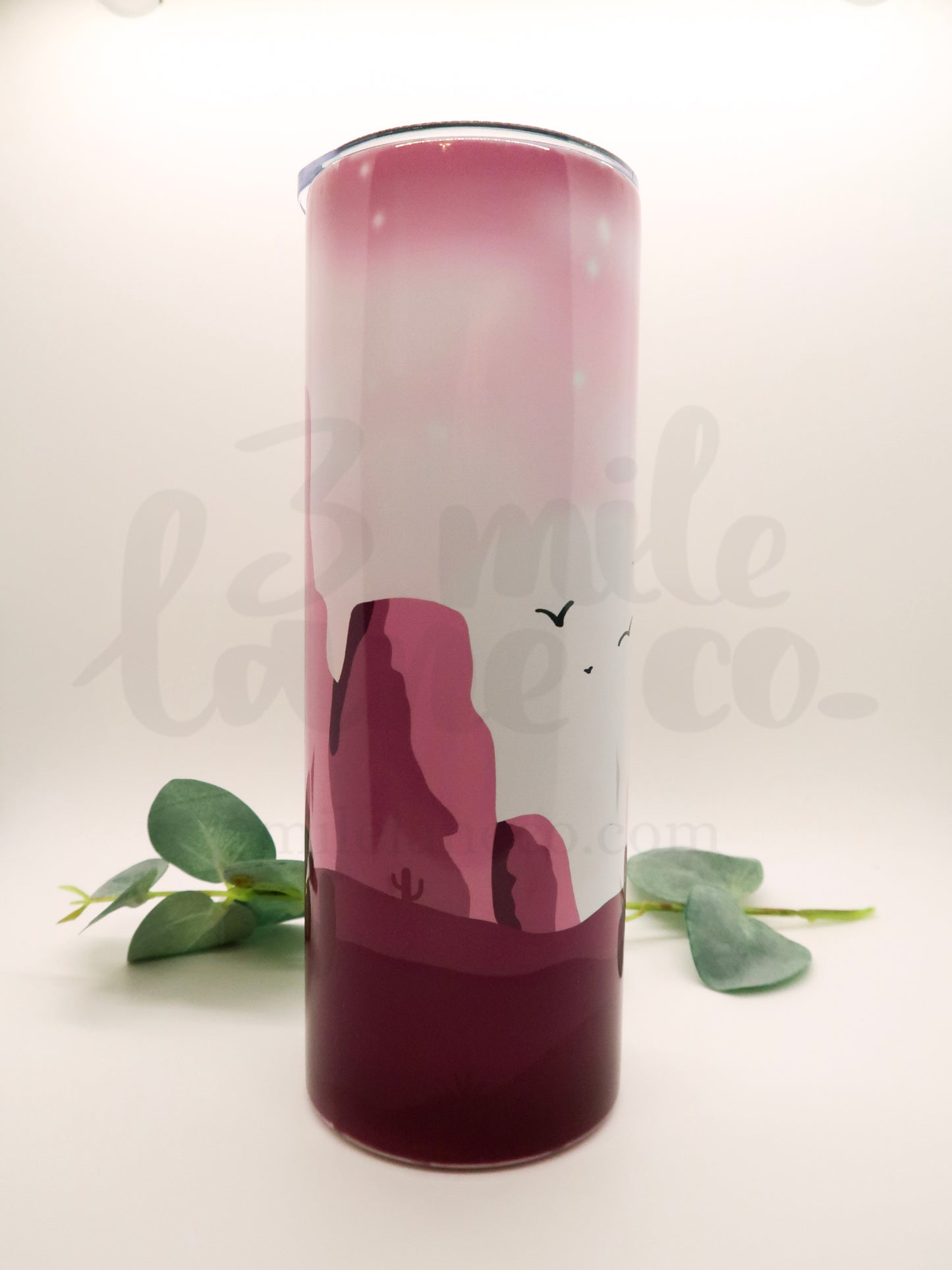 Desert Rose 20oz Skinny Tumbler