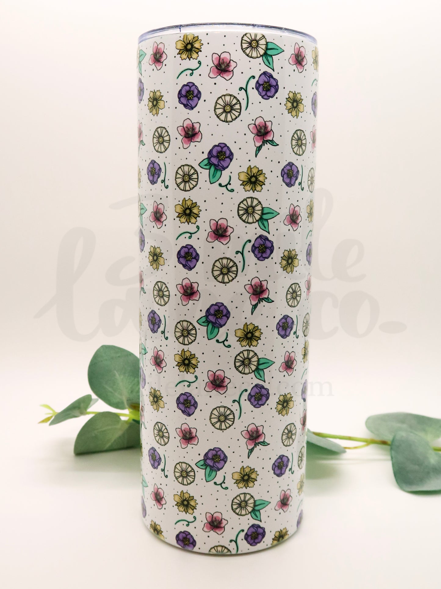 Little Flowers 20oz Skinny Tumbler