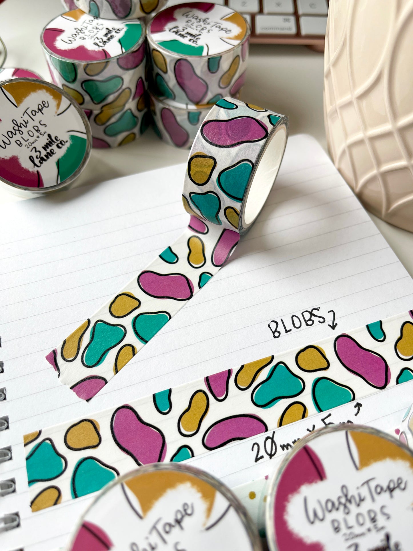 Dots and Blobs Washi Tape