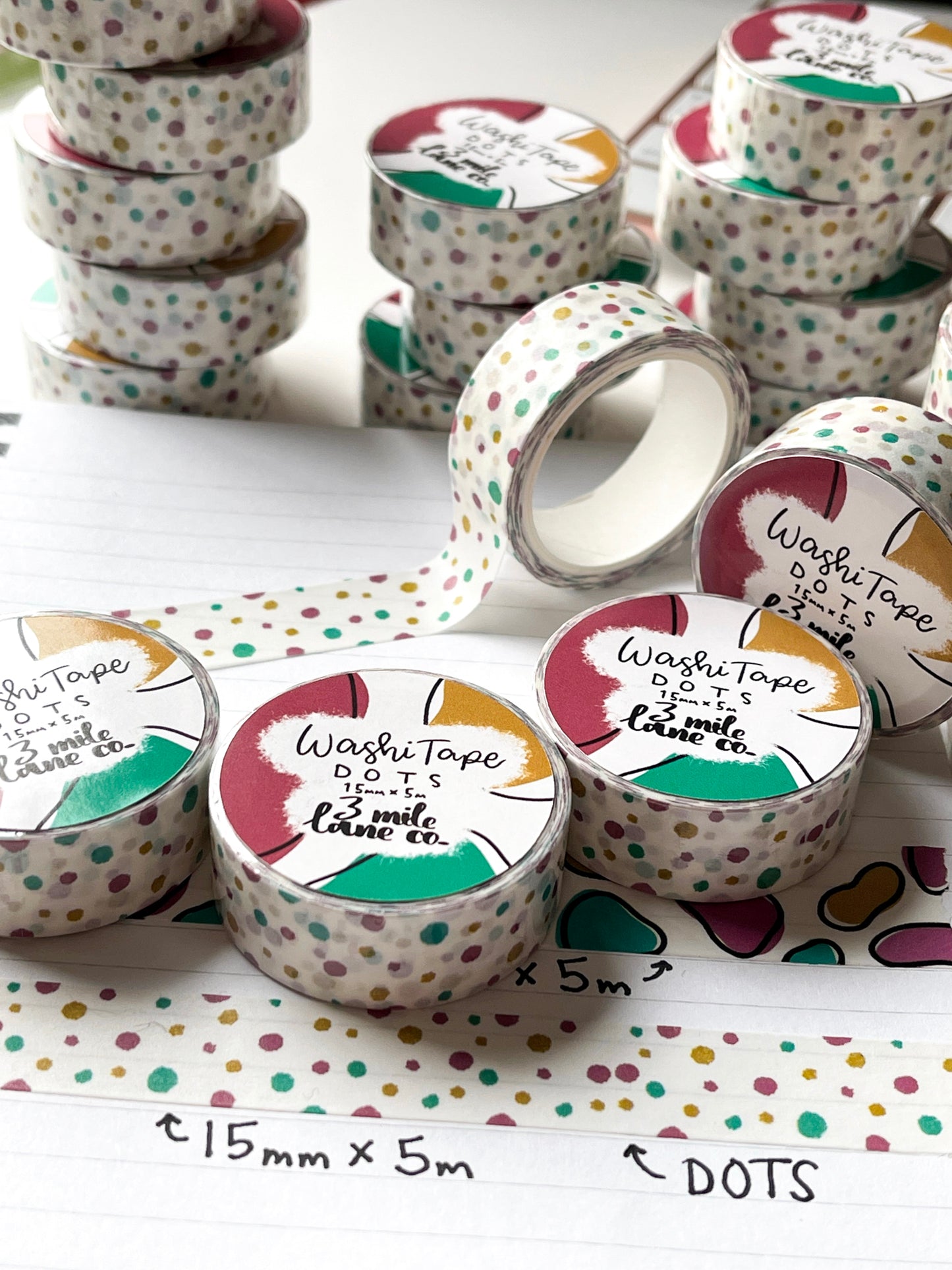 Dots and Blobs Washi Tape