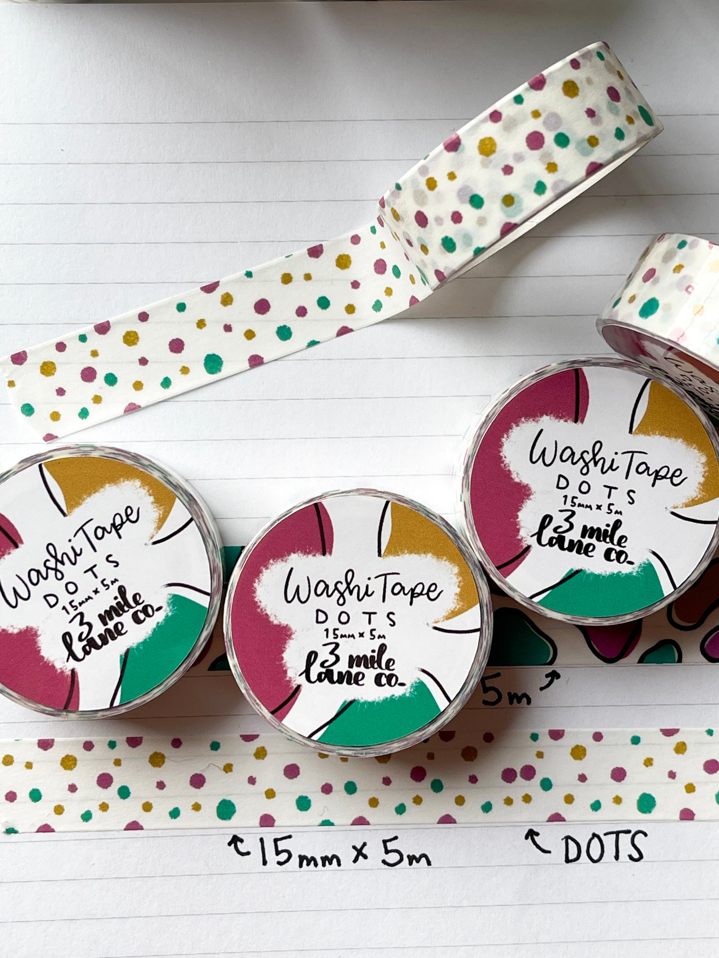 Dots and Blobs Washi Tape