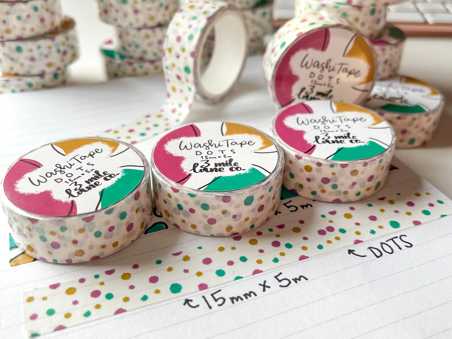Dots and Blobs Washi Tape