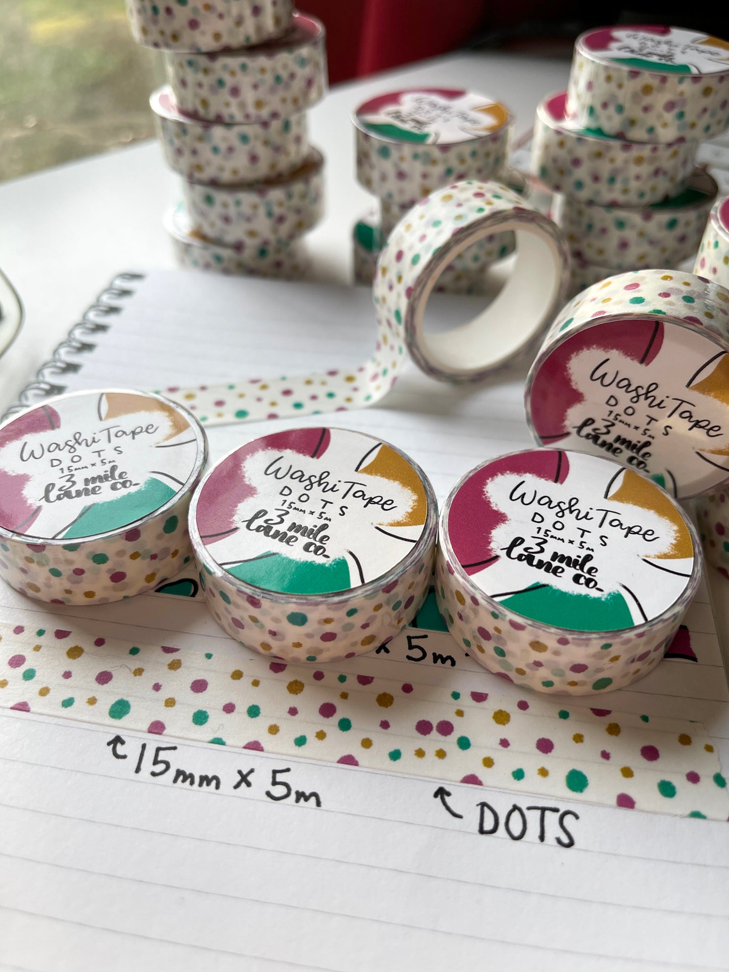 Dots and Blobs Washi Tape