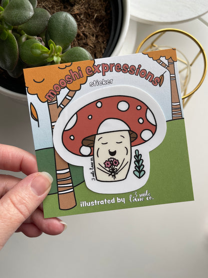 Mooshi Flowers Handmade Sticker