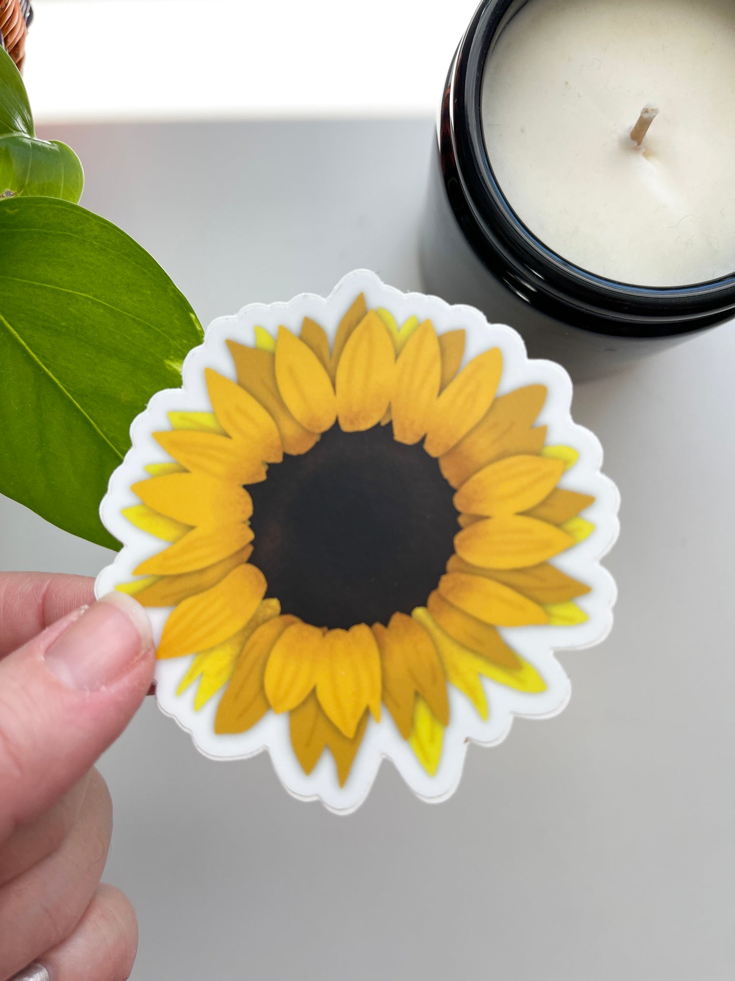 Sunflower Waterproof Sticker