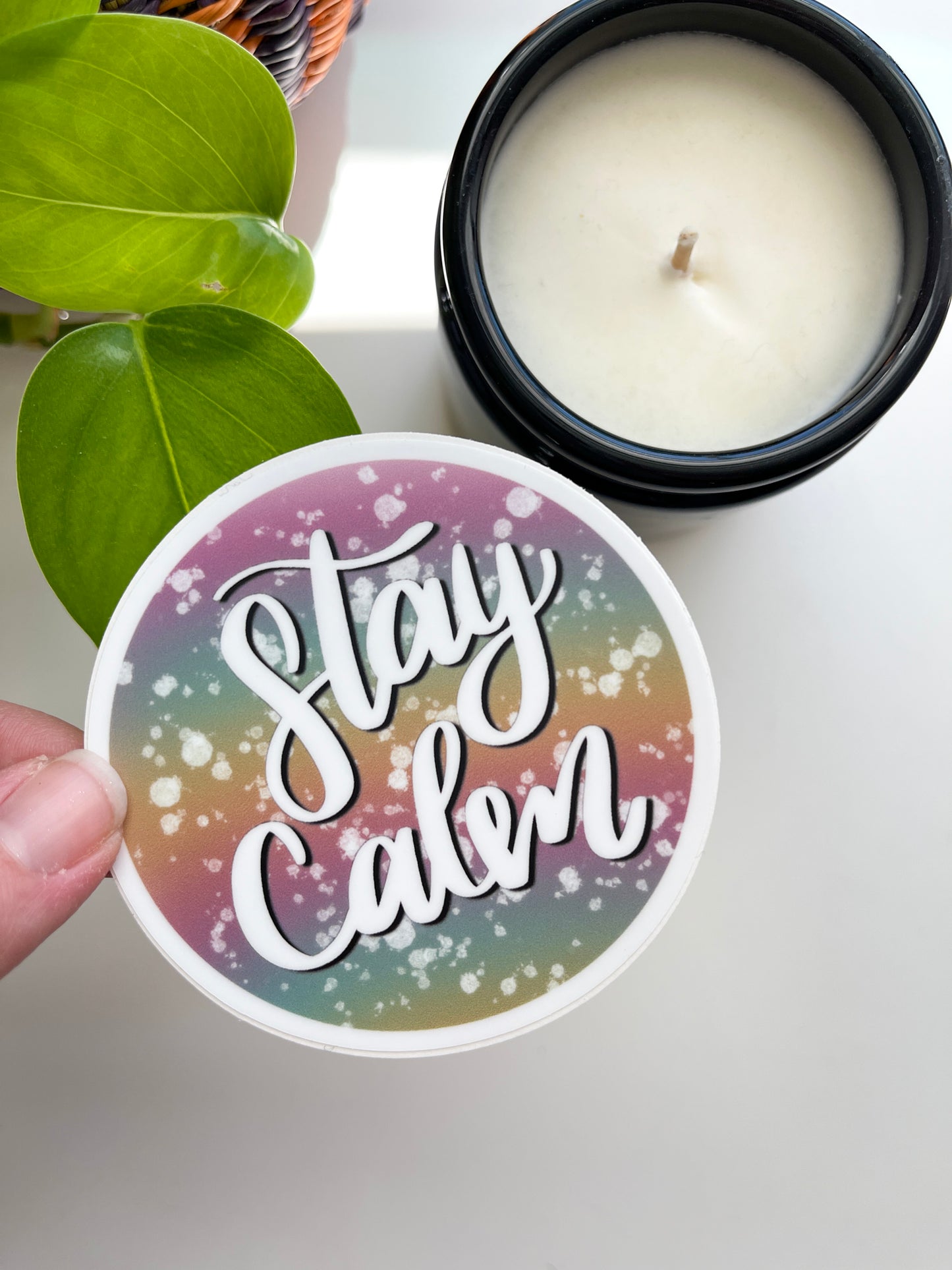 Stay Calm Waterproof Sticker