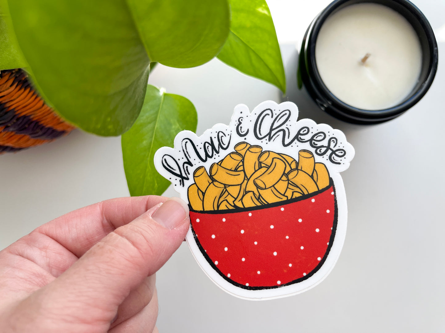 Mac and Cheese Waterproof Sticker