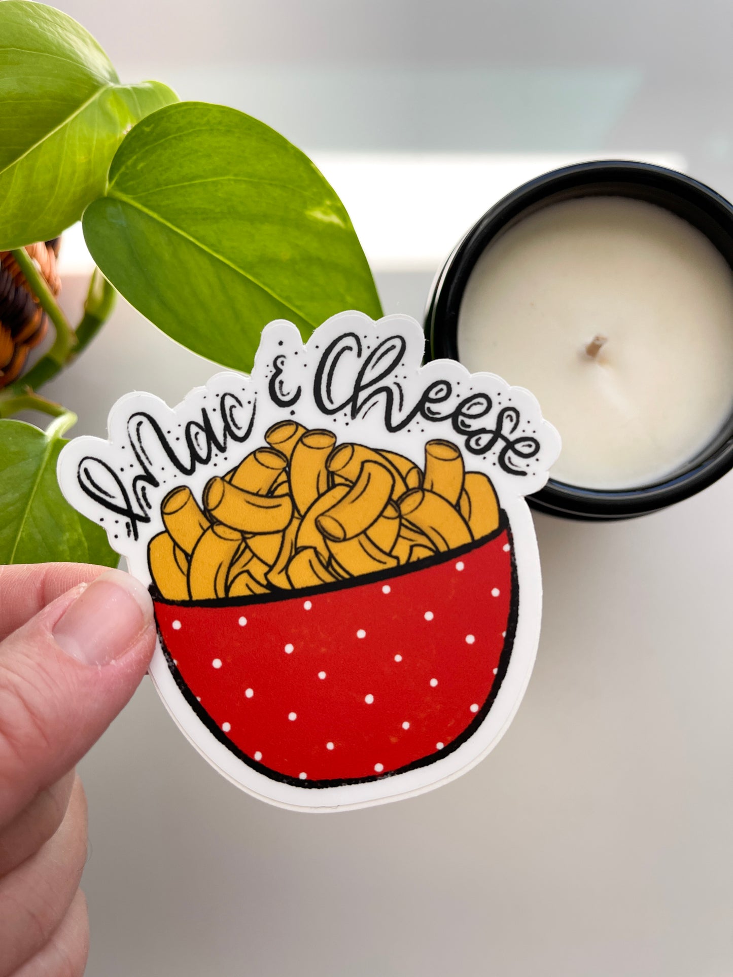 Mac and Cheese Waterproof Sticker