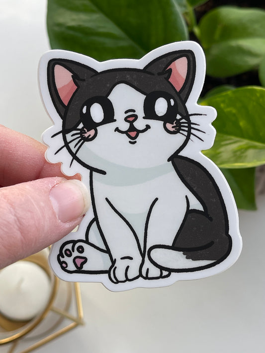 Kawaii Kitten Waterproof Sticker