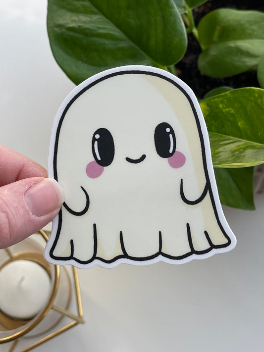 Ghoulia the Ghost Spooky Pals Waterproof Sticker