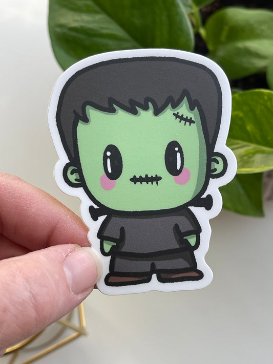 Monty the Monster Spooky Pals Waterproof Sticker