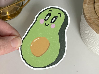Avy the Avocado Waterproof Sticker