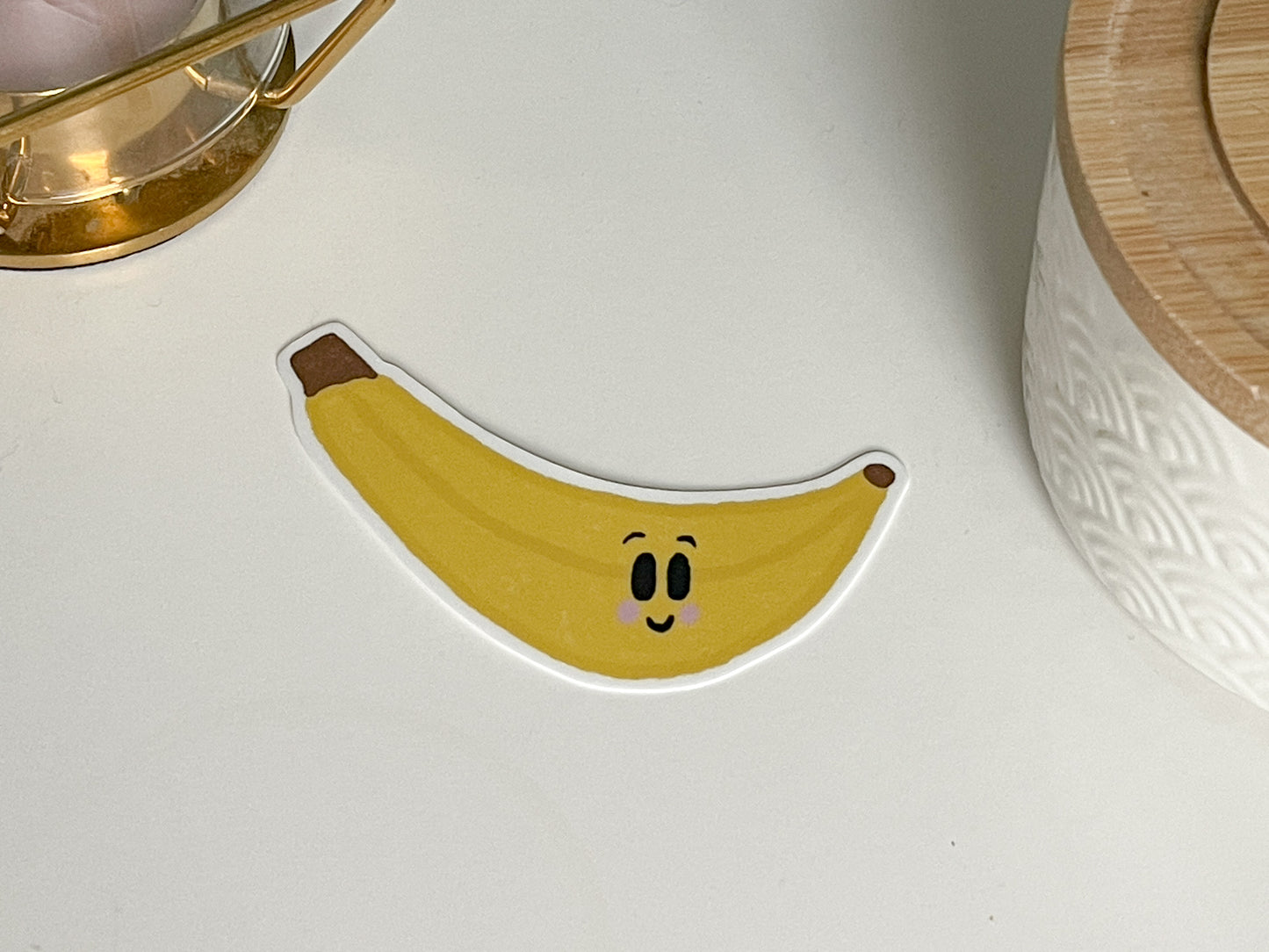 Barry the Banana Waterproof Sticker