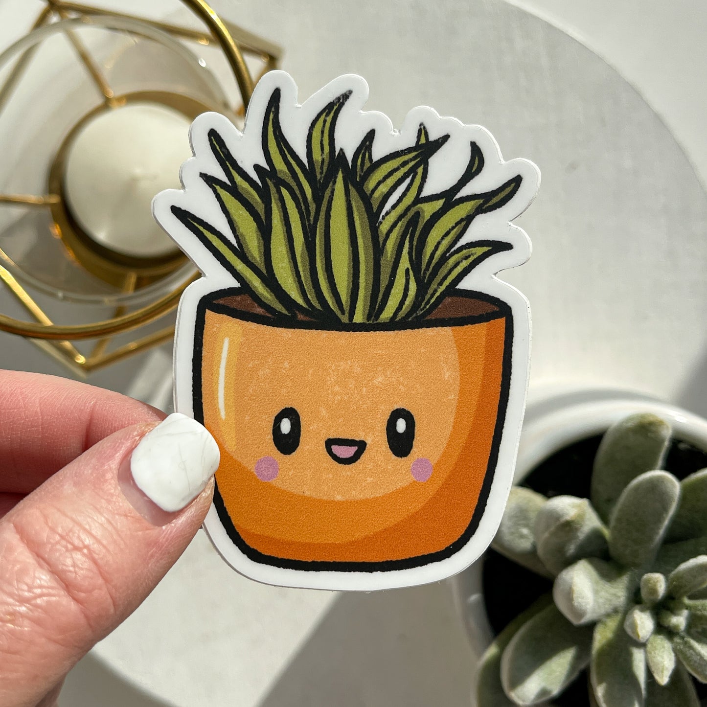 Spike Plant Pals Waterproof Sticker