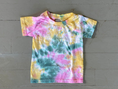 Kids Vintage Rainbow Sherbet Tie Dye T-Shirt