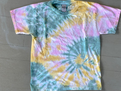Kids Vintage Rainbow Sherbet Tie Dye T-Shirt