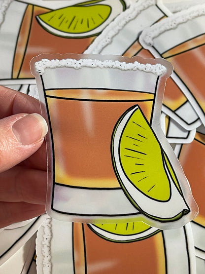 Tequila Shot Waterproof Sticker