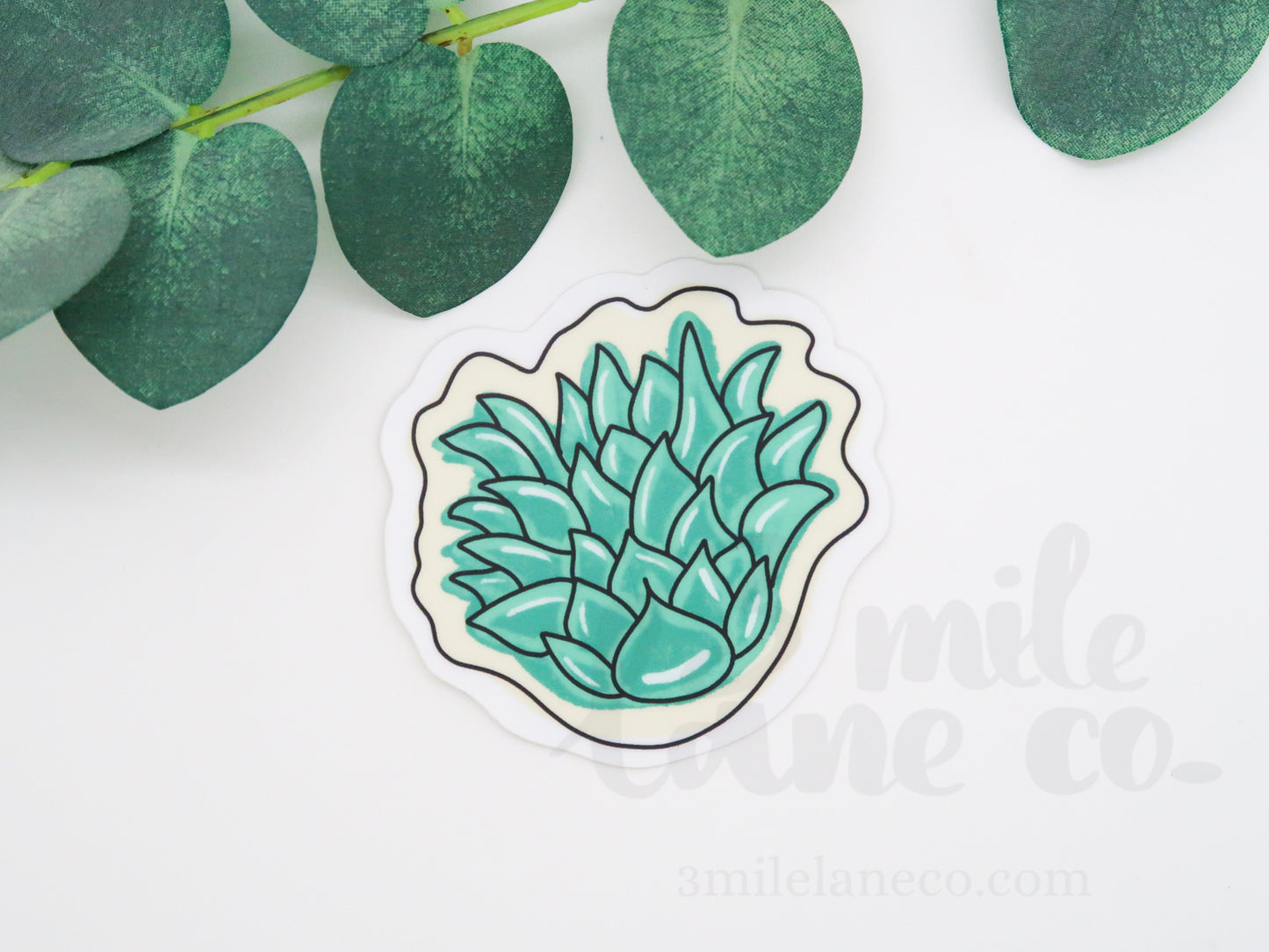 Plantastic Succulent 3 Waterproof Sticker