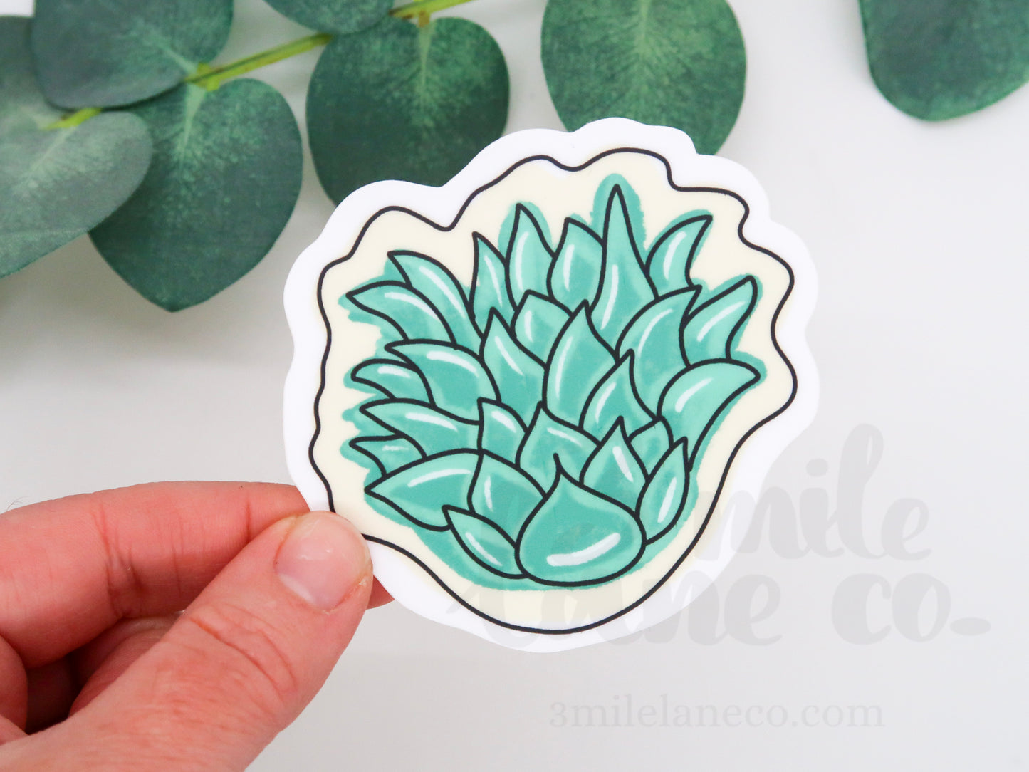 Plantastic Succulent 3 Waterproof Sticker