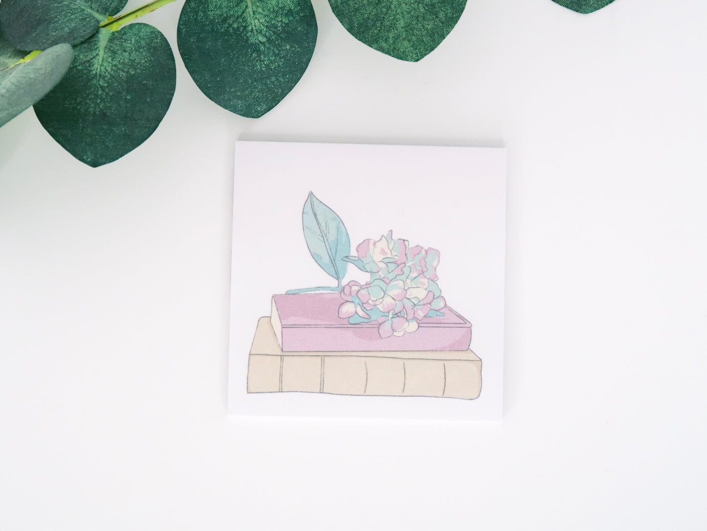 Pack of TWO Hydrangea Book Sticky Note Pads