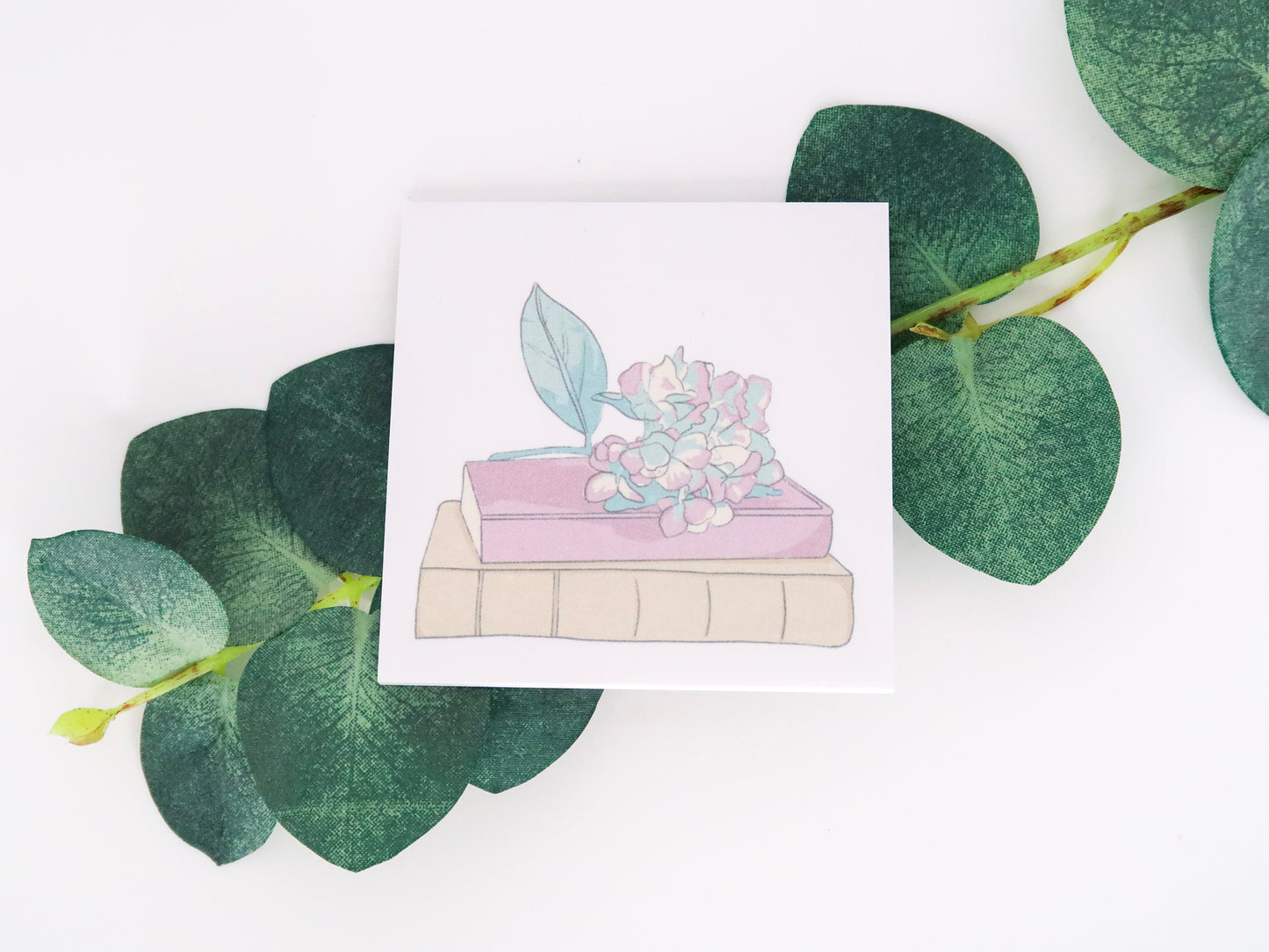 Pack of TWO Hydrangea Book Sticky Note Pads