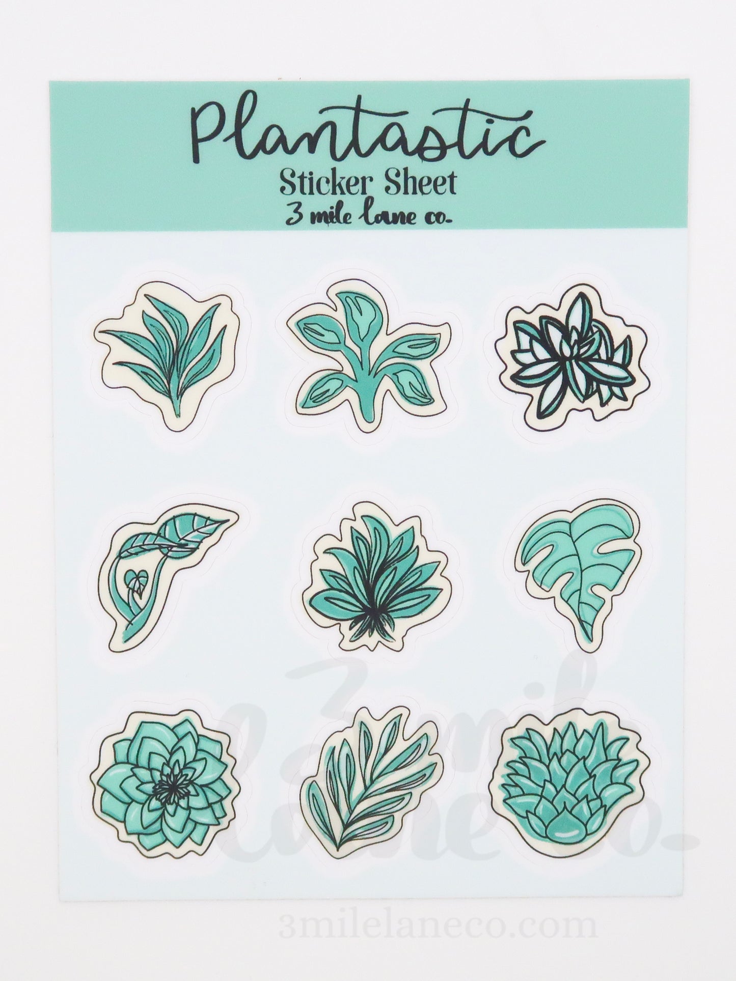 Plantastic Waterproof Sticker Sheet