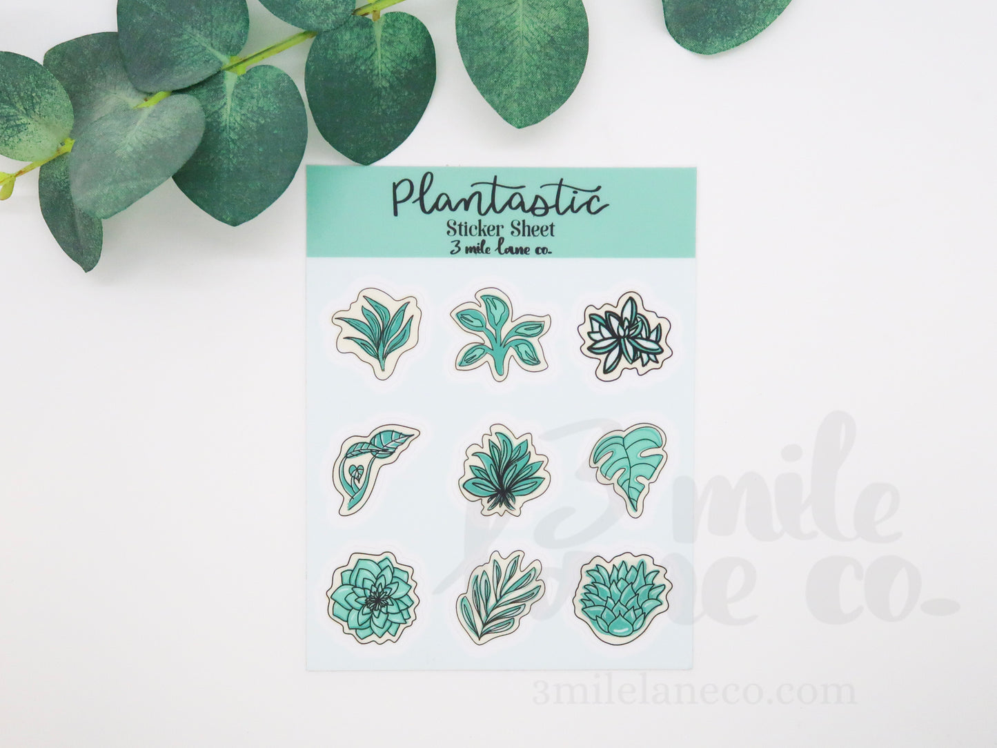 Plantastic Waterproof Sticker Sheet