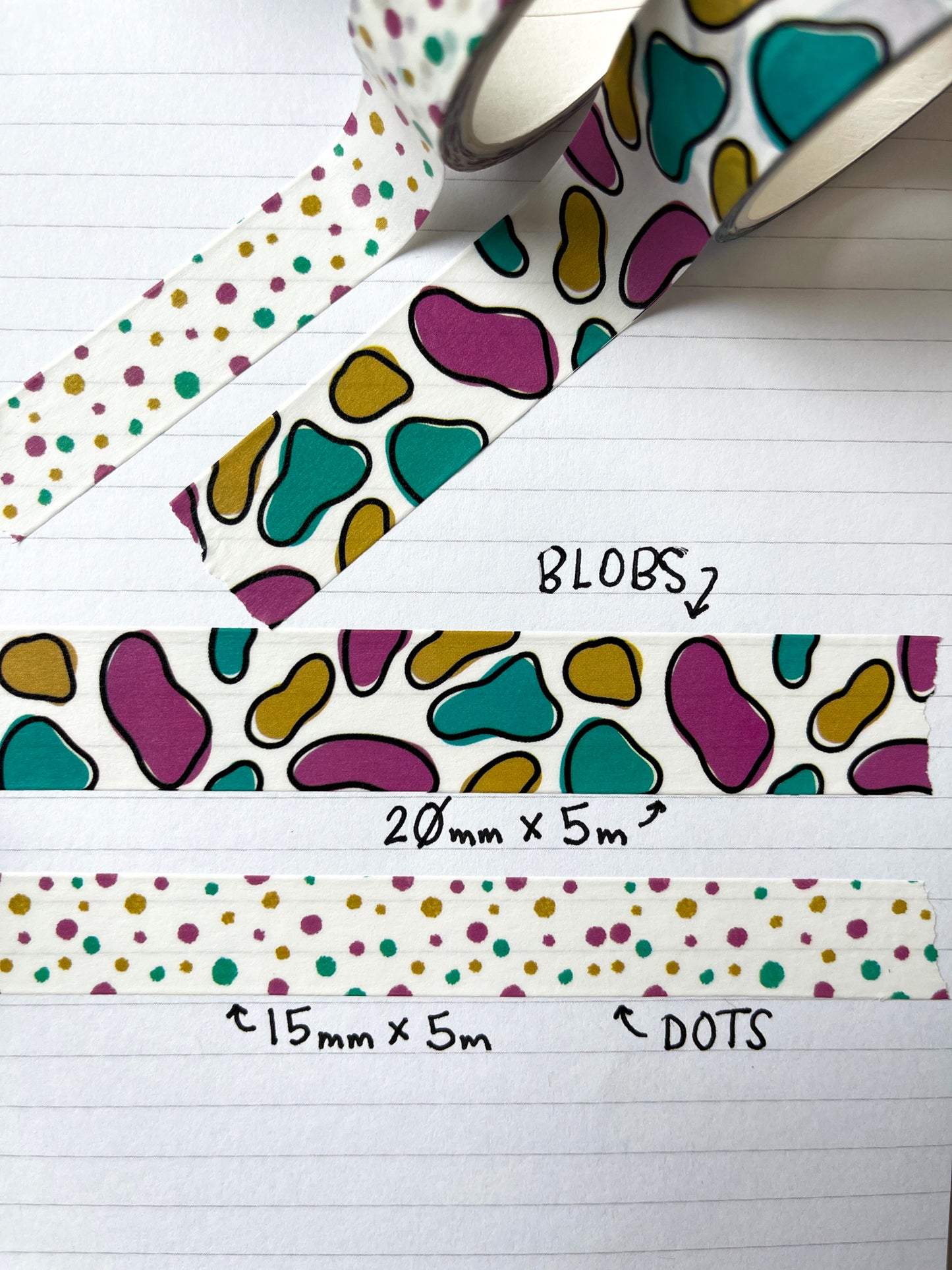 Dots and Blobs Washi Tape