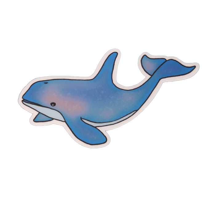 Whale Waterproof Sticker
